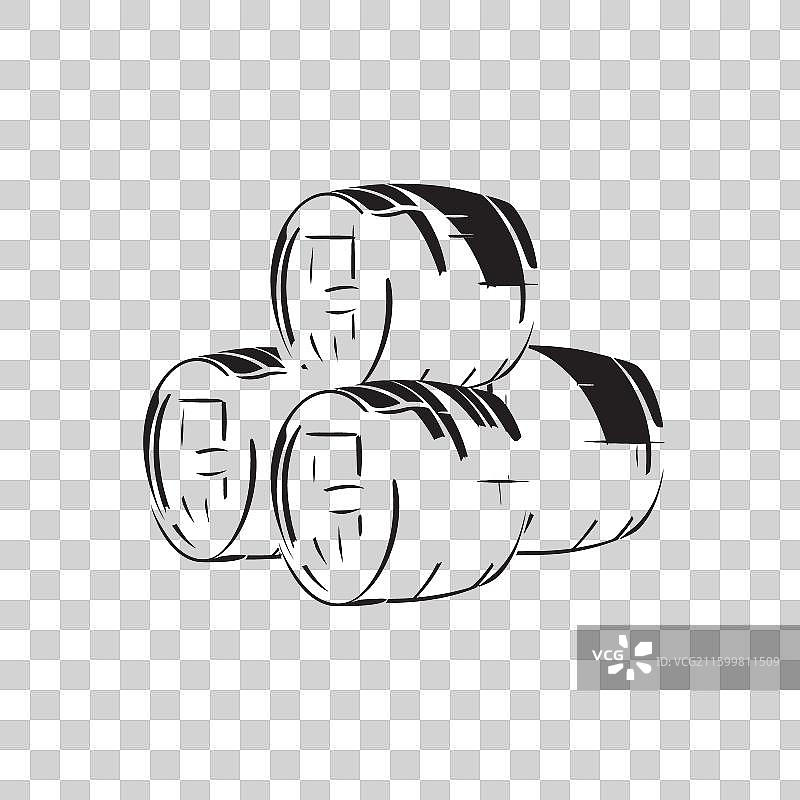 木炭魅力黑色枪管符号暮色图片素材