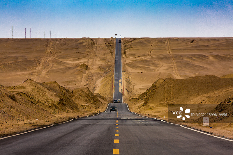 青海省高速路景观图图片素材