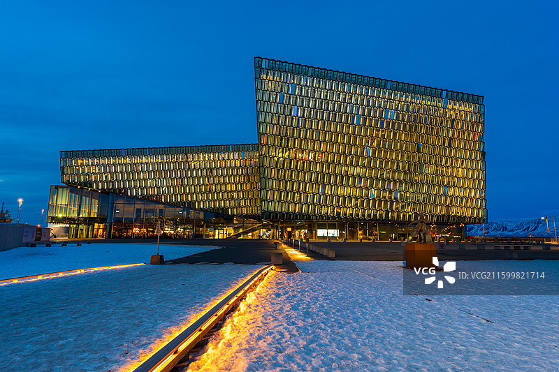 冰岛首都城市风光图片素材