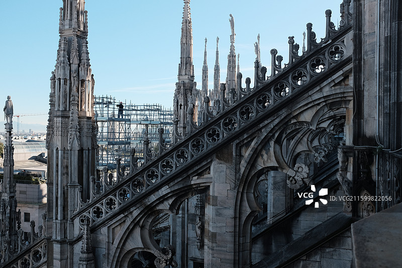 米兰大教堂图片素材