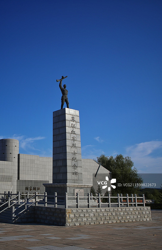 “东宁要塞”苏联红军烈士纪念碑图片素材