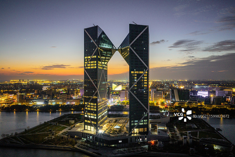 临港滴水湖图片素材