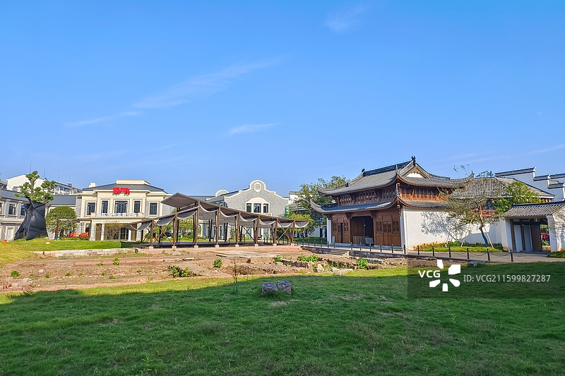 衢州市龙游县大南门历史文化街区图片素材