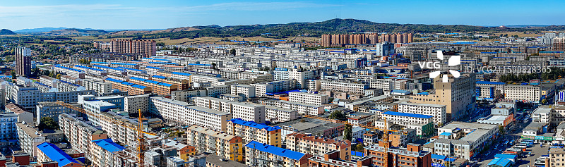 舒兰市 王家街 舒兰大街 森林公园 航拍图片素材