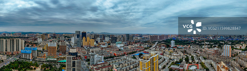 鞍山市 铁东区 胜利广场 玉佛山 人民公园 航拍 地标图片素材