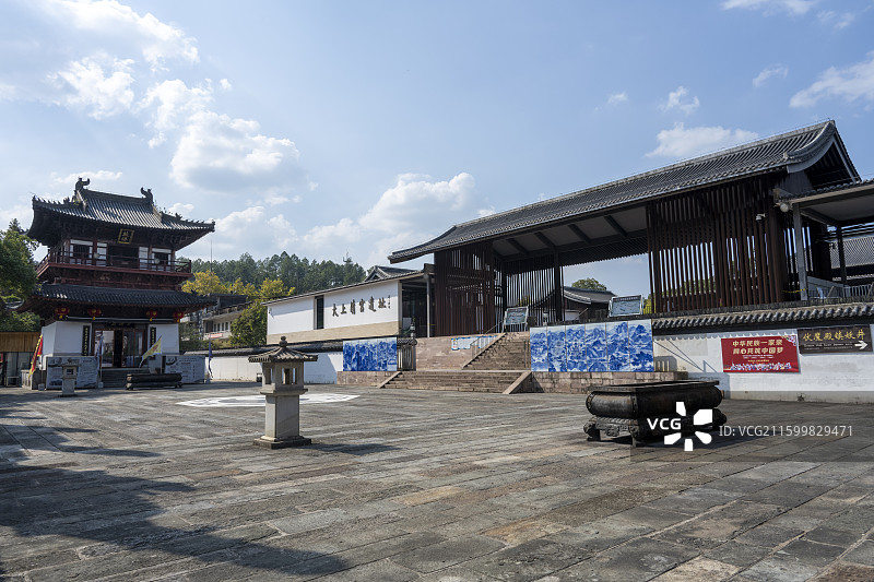 鹰潭上清古镇大上清宫遗址景点道观建筑旅游风光图片素材