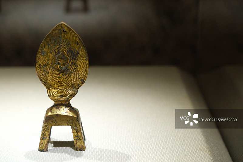 邯郸博物馆藏北魏邓法念造观世音像图片素材