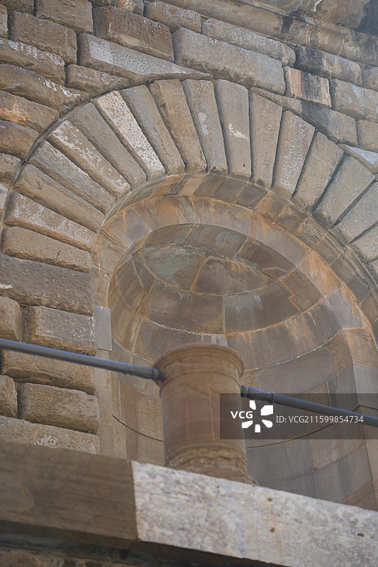 意大利佛罗伦萨碧提宮Palazzo Pitti柱廊广场图片素材