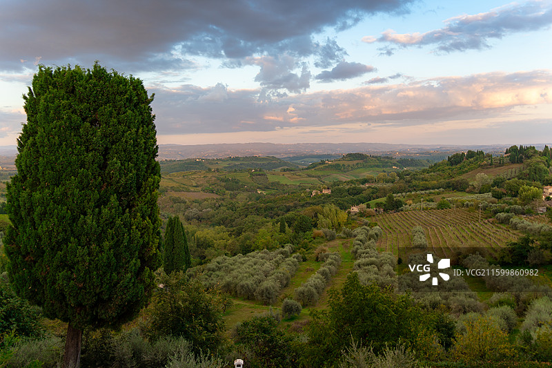 意大利圣吉米尼亚诺图片素材