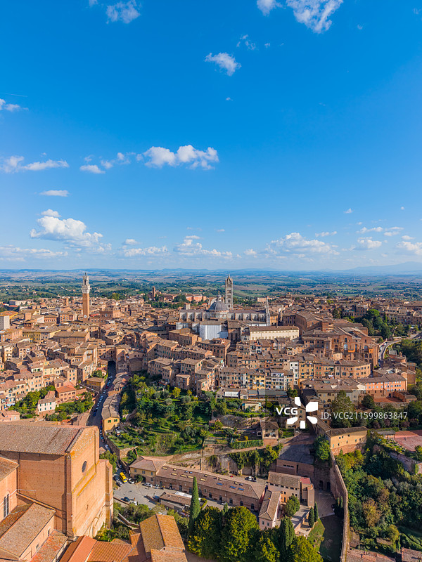 意大利锡耶纳Siena航拍图片素材
