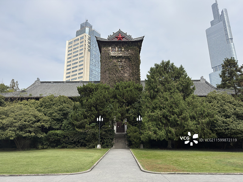 南京大学鼓楼校区--北大楼图片素材