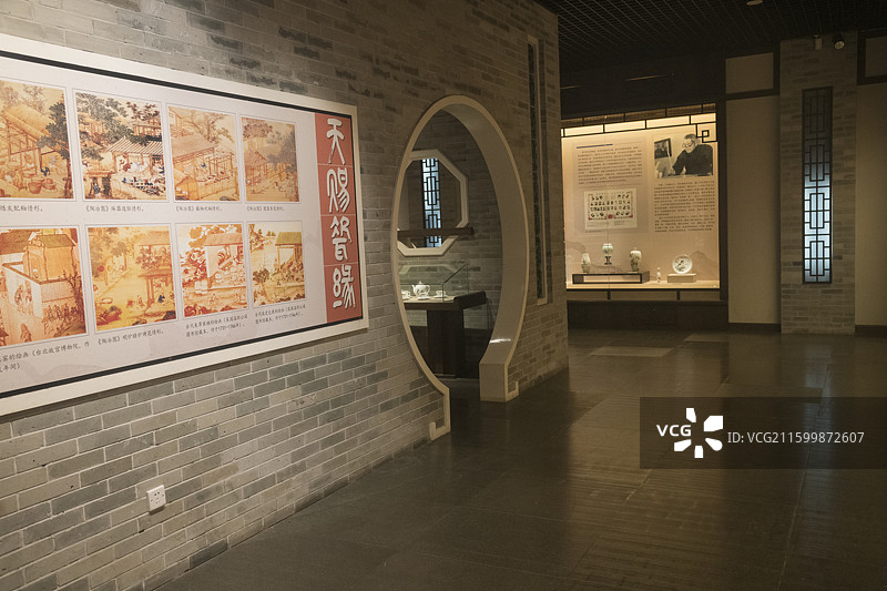 东莞可园博物馆室内展览区图片素材