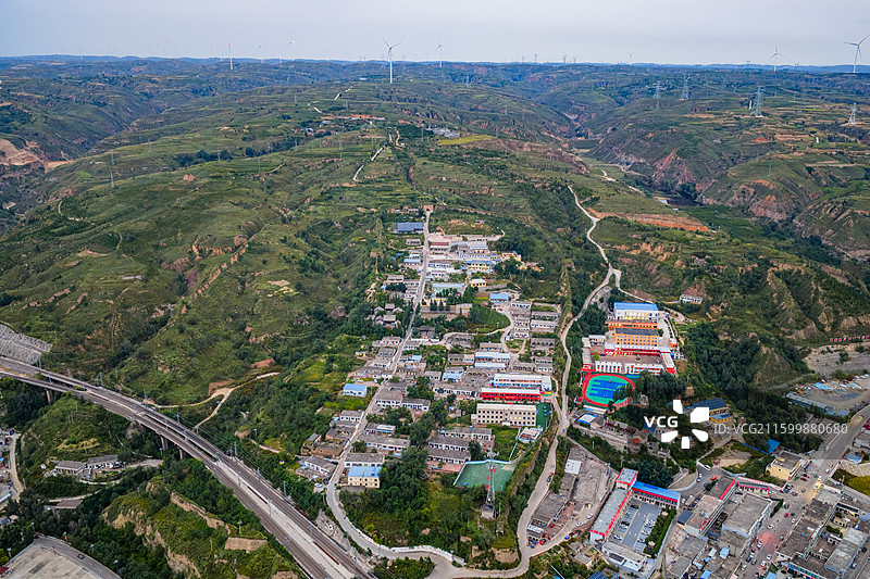 陕西 榆林 府谷县 孤山堡图片素材