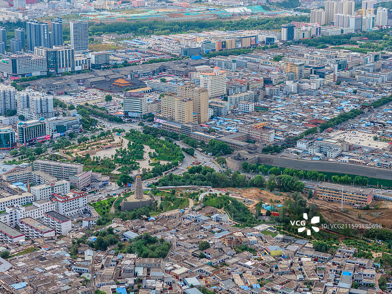 陕西 榆林 榆林古城图片素材