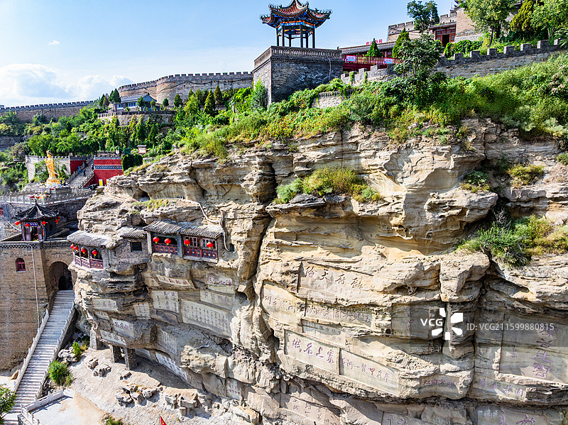 陕西 榆林 府谷县 府州古城图片素材