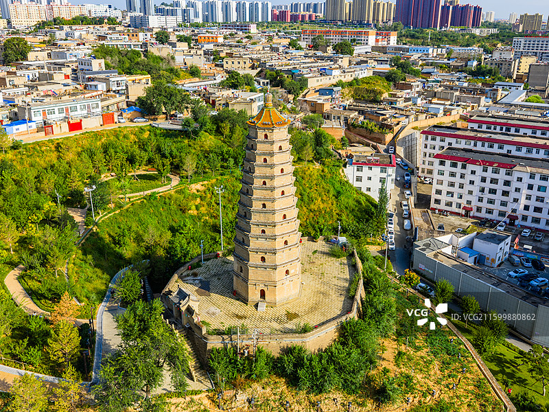 陕西 榆林 榆林古城图片素材