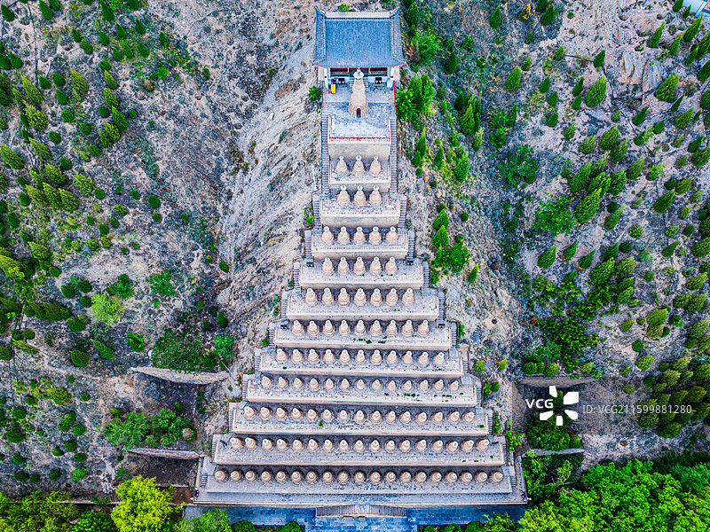宁夏 青铜峡 一百零八塔图片素材