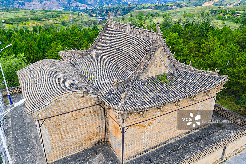 陕西 榆林 府谷县 七星庙图片素材