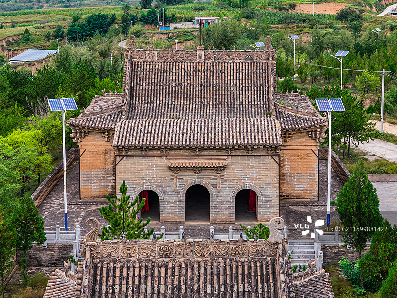 陕西 榆林 府谷县 七星庙图片素材