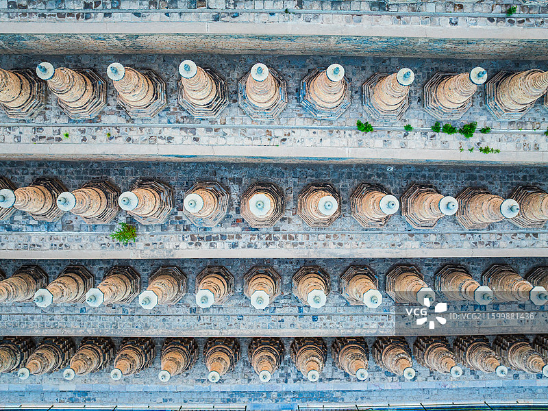 宁夏 青铜峡 一百零八塔图片素材