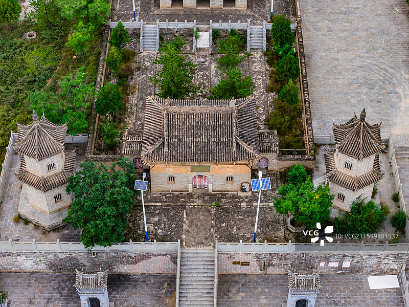 陕西 榆林 府谷县 七星庙图片素材