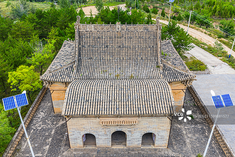 陕西 榆林 府谷县 七星庙图片素材