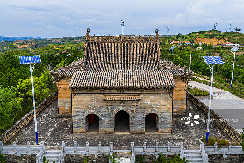 陕西 榆林 府谷县 七星庙图片素材