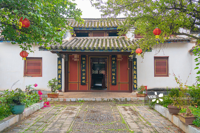 云南曲靖会泽古城唐继尧故居图片素材