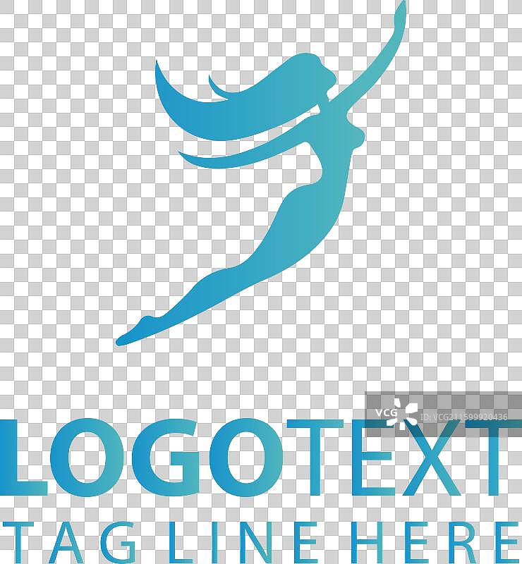 飞翔的女性标志图片素材