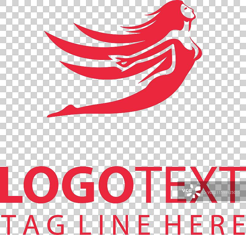 飞翔的女性标志图片素材