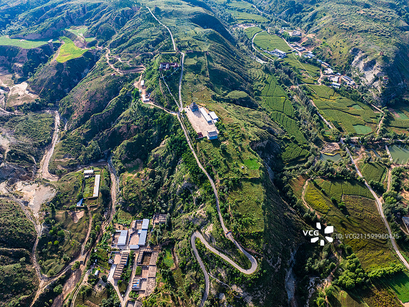 明长城大柏油堡遗址·庙群 陕西榆林图片素材
