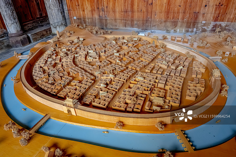 尚书第 泰宁古城模型 泰宁县博物馆 福建三明旅游 李春烨府第 明代古建筑历史保护建筑图片素材