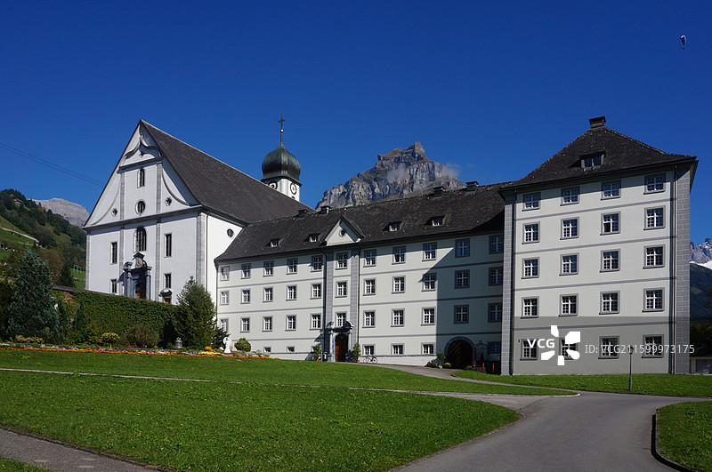 瑞士乡村建筑图片素材