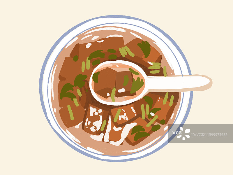 麻油猪血图片素材