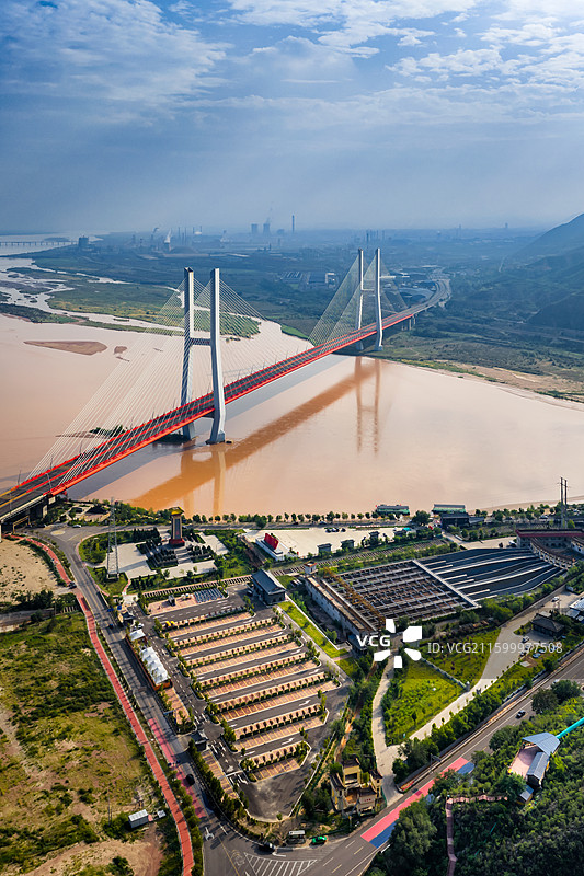山西河津古渡龙门风景区2图片素材