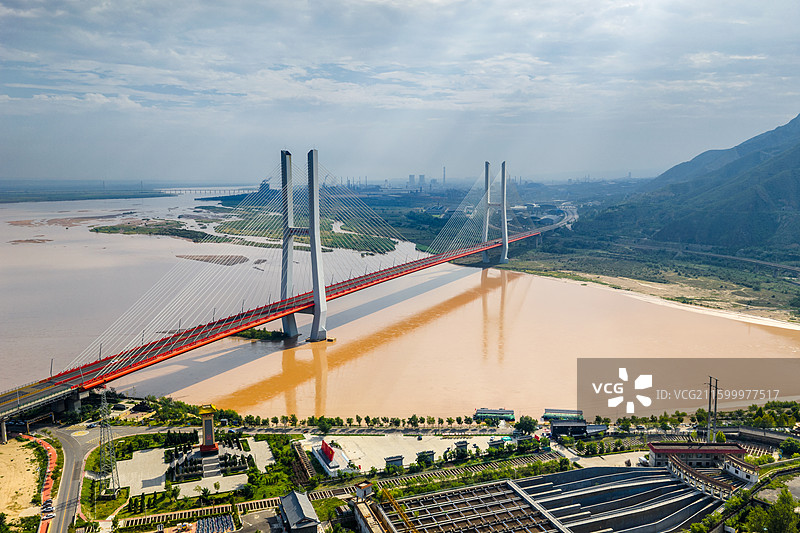 山西河津古渡龙门风景区3图片素材