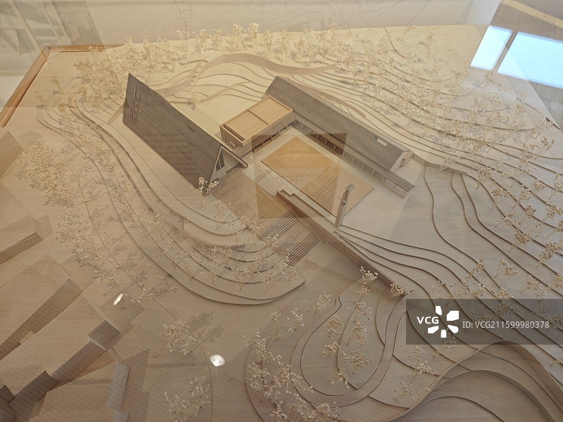 玉鸟集大屋顶良渚文化艺术中心安藤忠雄建筑设计图片素材