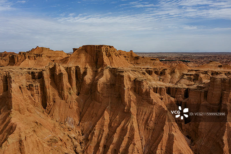 克孜尔红石林图片素材