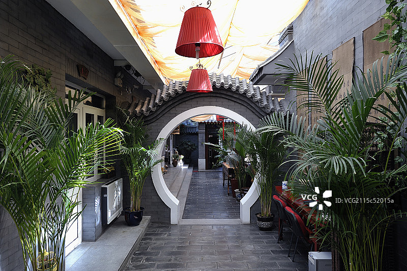 Traditional Chinese Courtyard Hotel图片素材