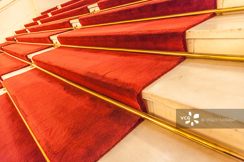 The Great Hall of the People in Tiananmen Square图片素材