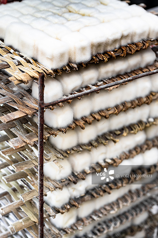 徽州传统美食毛豆腐特写图片素材