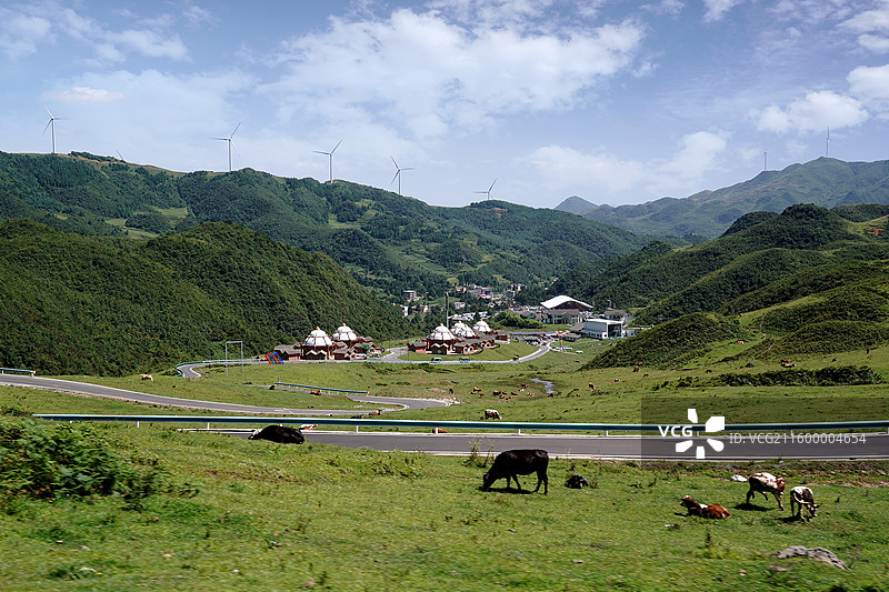 贵州省六盘水市阿西里西韭菜坪景区图片素材