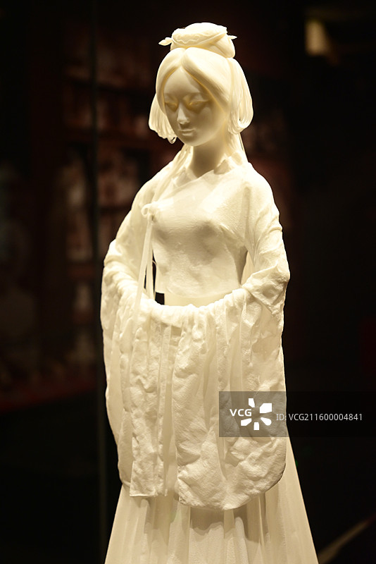 泉州 德化 白瓷 陶瓷 玉漱公主 公主 少女图片素材