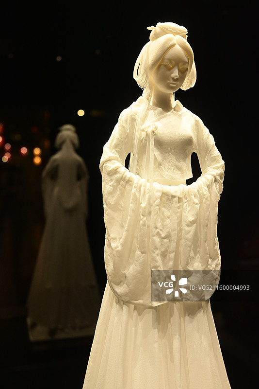 泉州 德化 白瓷 陶瓷 玉漱公主 公主 少女图片素材