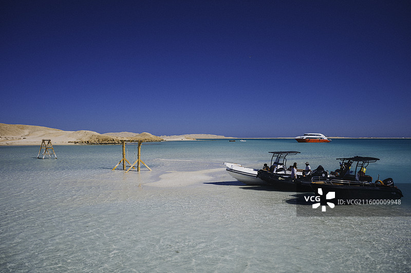 埃及 红海 晴天风景 蓝色 潜水 沙滩 赫尔格达 度假图片素材