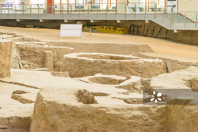 内蒙古赤峰二道井子遗址博物馆图片素材