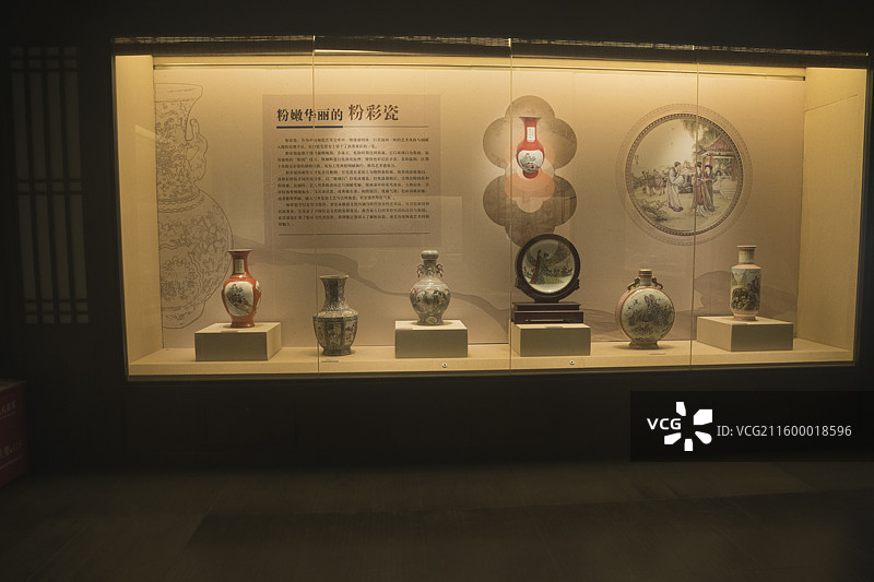 东莞可园博物馆室内展览区图片素材