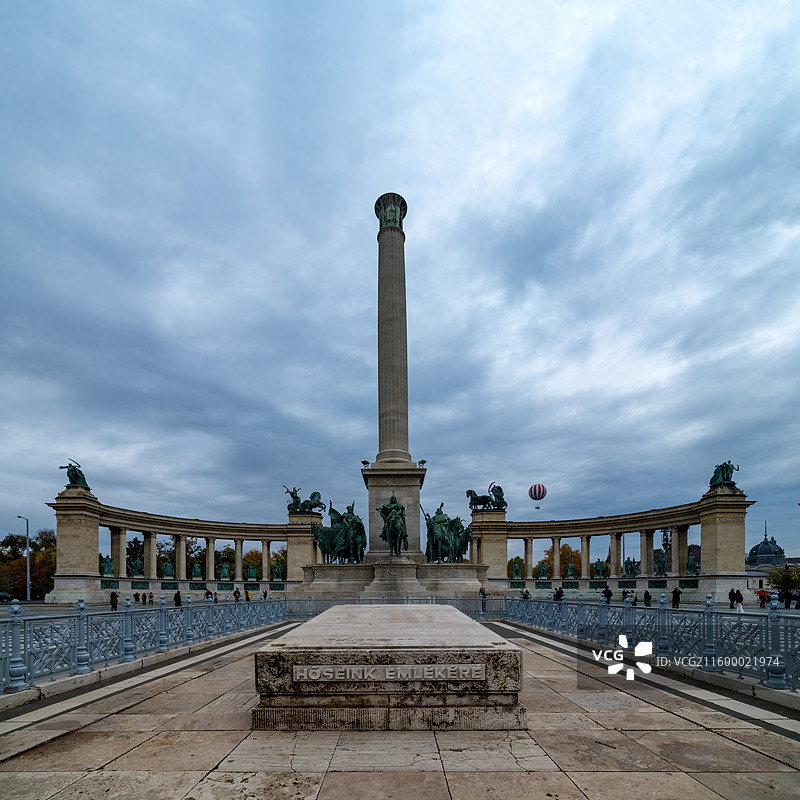 匈牙利布达佩斯英雄广场图片素材