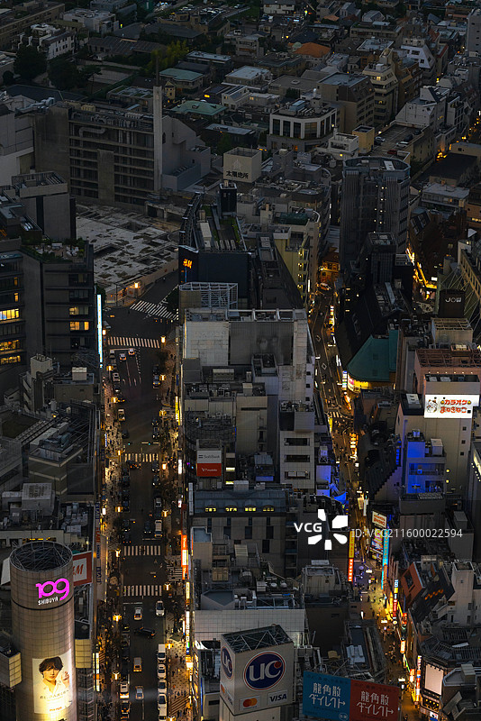 东京涉谷 世界上最繁华的十字路口！图片素材