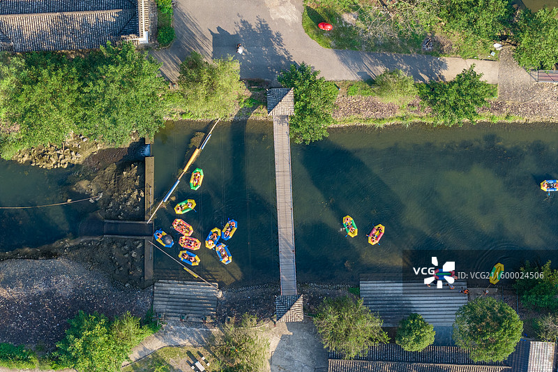 安徽宣城风景航拍图片素材